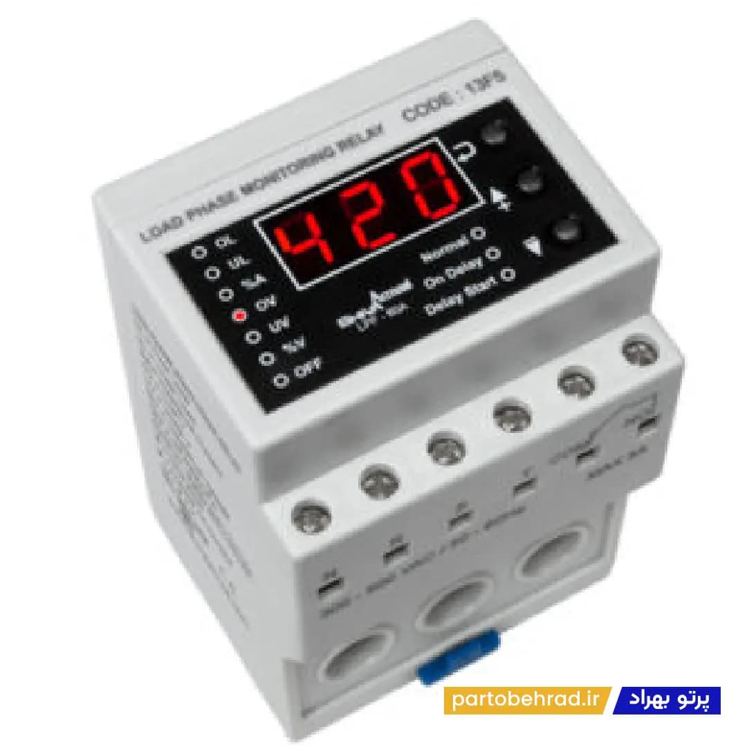 کنترل فاز بار 1 تا 60 آمپر شیوا امواج مدل LPF-60A — تصویر ۲