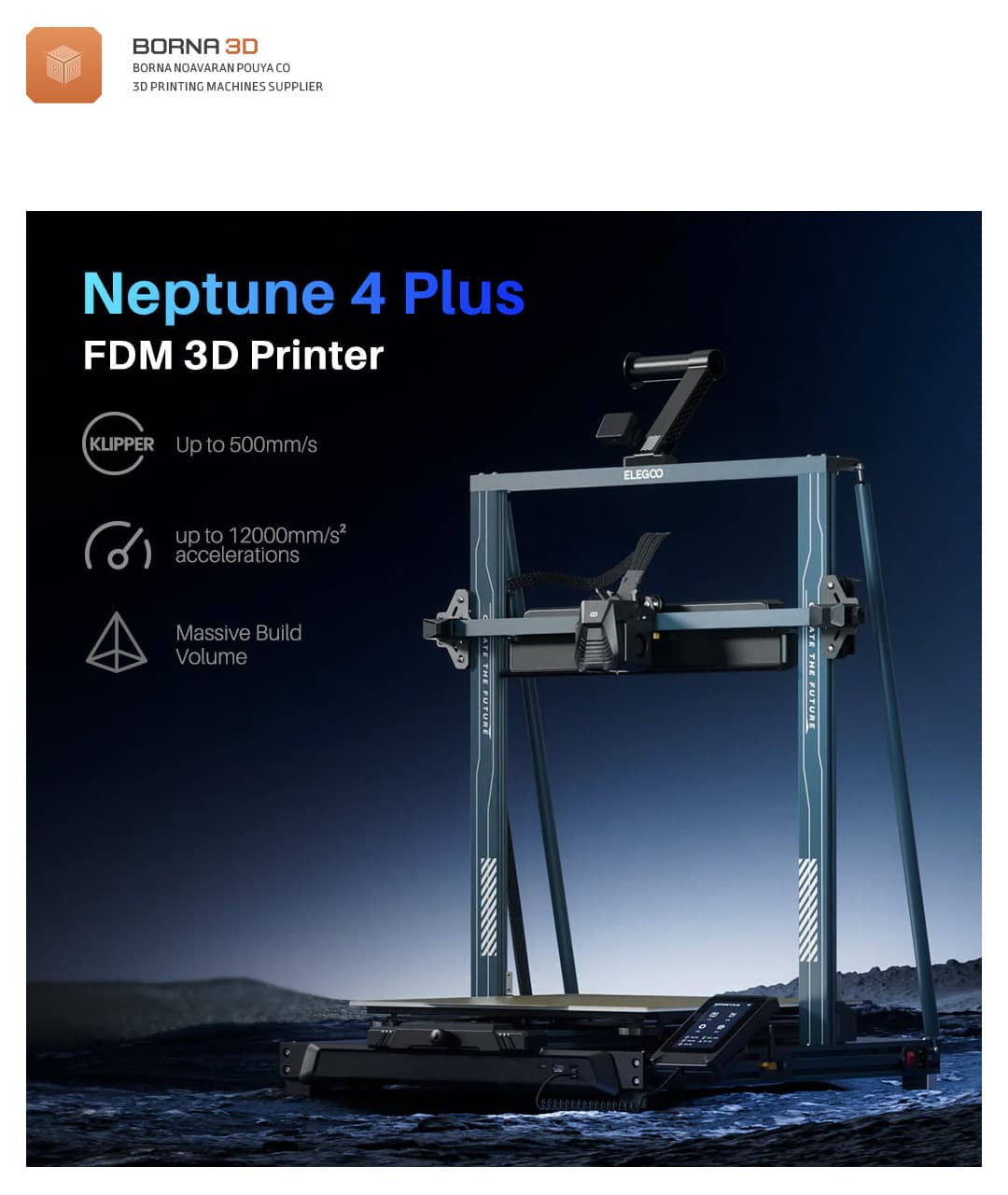 پرینتر سه بعدی Neptune 4 Plus — تصویر ۳