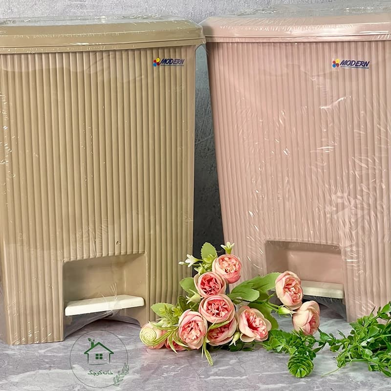 سطل پدالی مدرن بزرگ