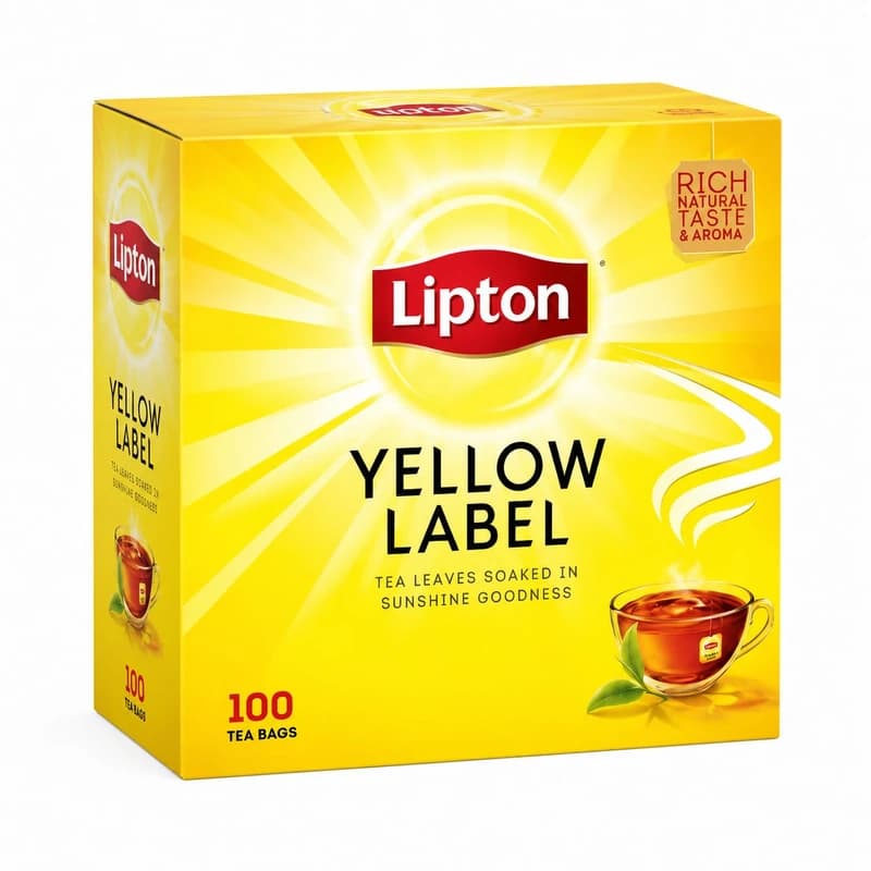 چای سیاه کیسه‌ای لیپتون – 200 گرم بسته 100 عددی