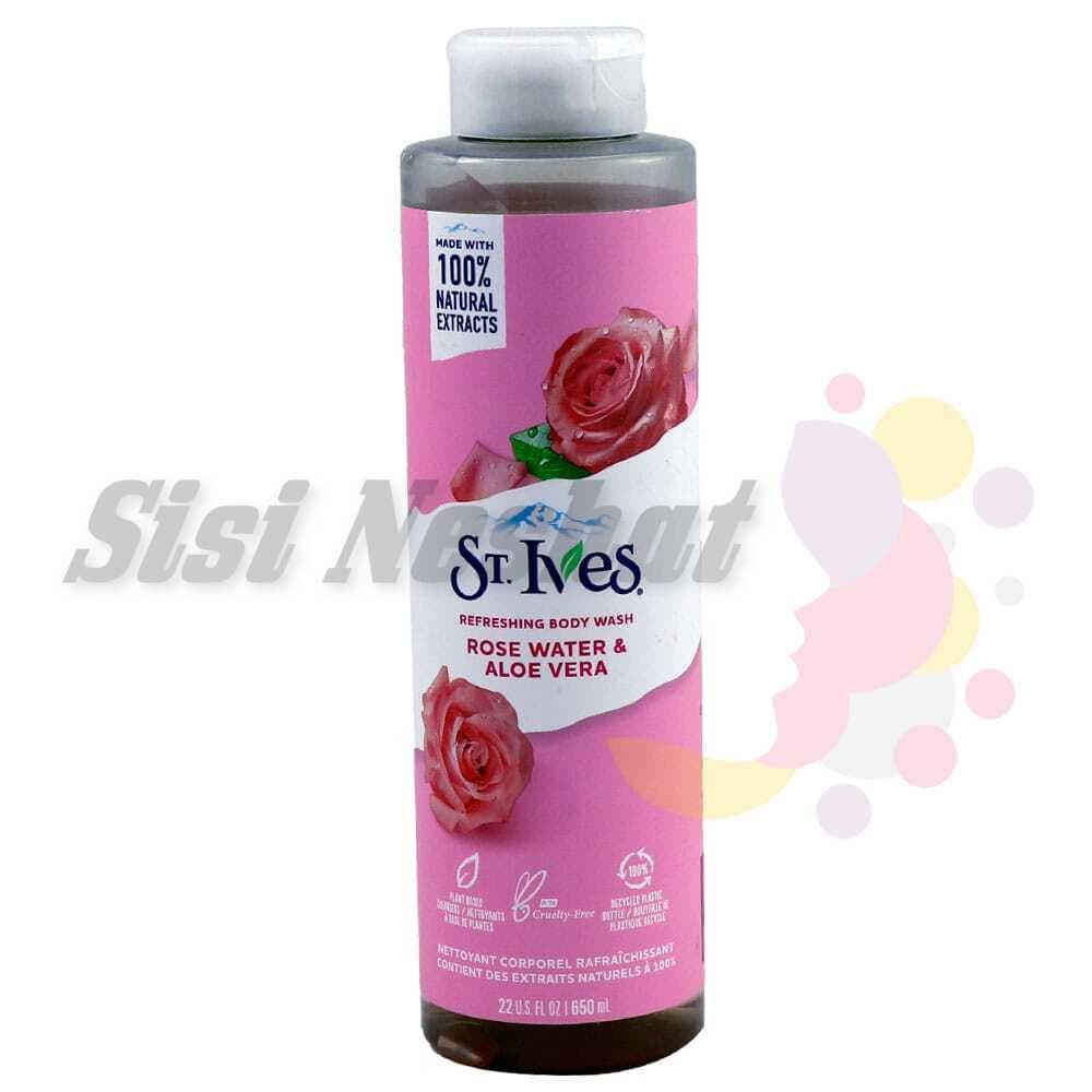 شامپو بدن گل رز و آلوئه ورا استیوز ST IVES