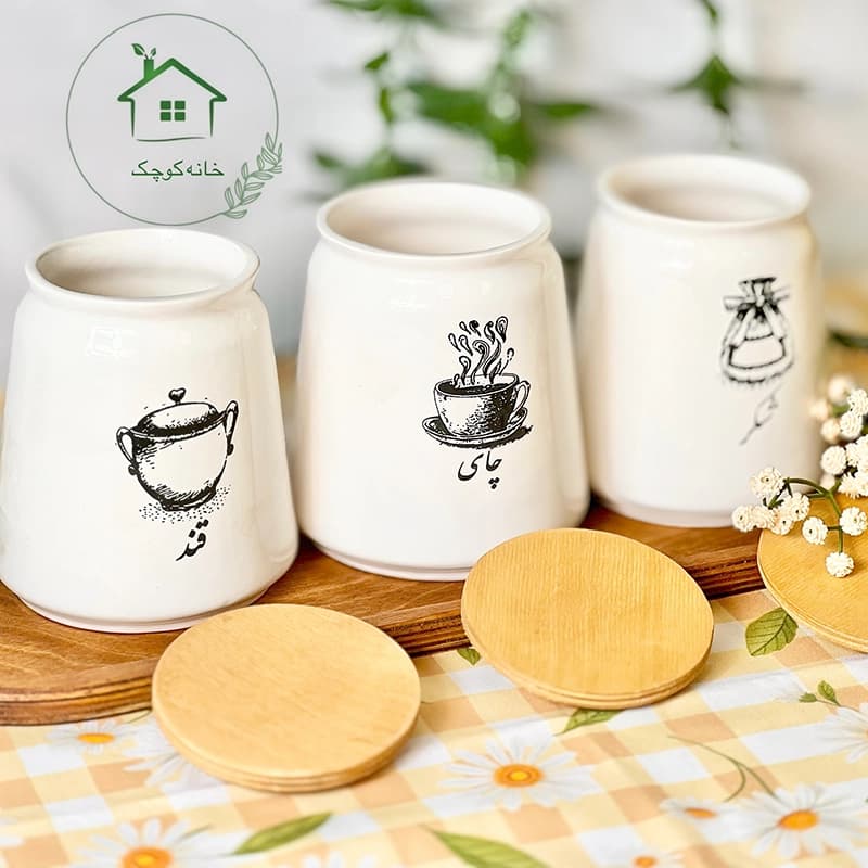 بانکه سرامیکی 3 عددی گیلبرت — تصویر ۲