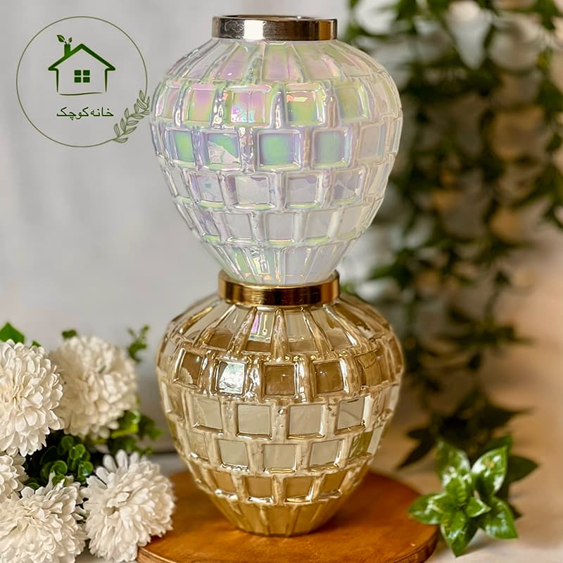 گلدان خمره ای طرح مربع متوسط