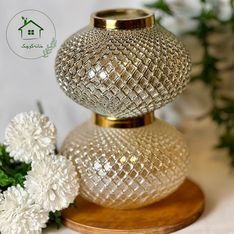 گلدان خمره ای طرح لوزی متوسط