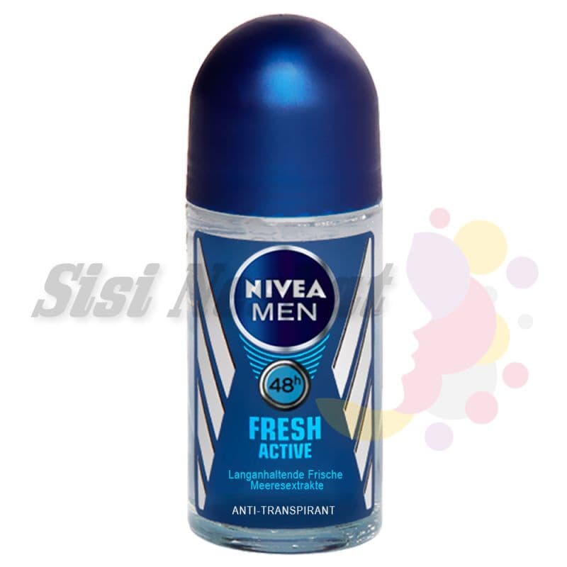 مام رول ضد تعریق مردانه فرش اکتیو نیوآ Fresh Active Nivea — تصویر ۲