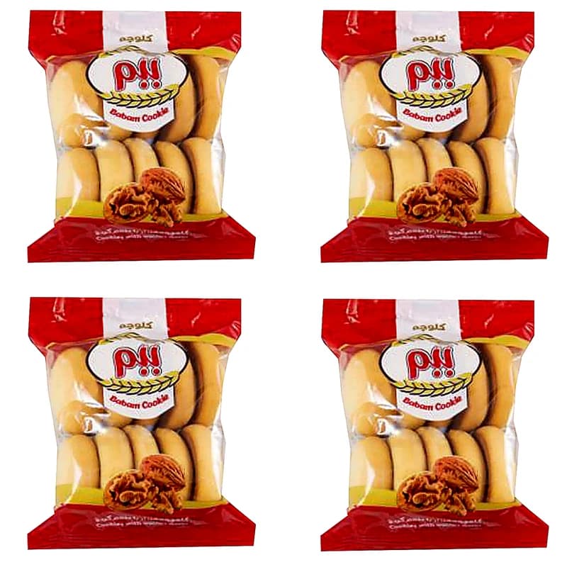 کوکی گردویی ببم – 220 گرم بسته 4 عددی