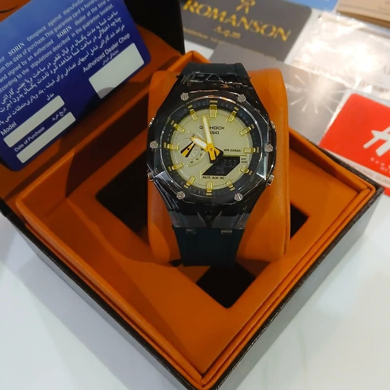 ساعت مچی مردانه کاسیو G-SHOCK مدل HSD-008 دوزمانه