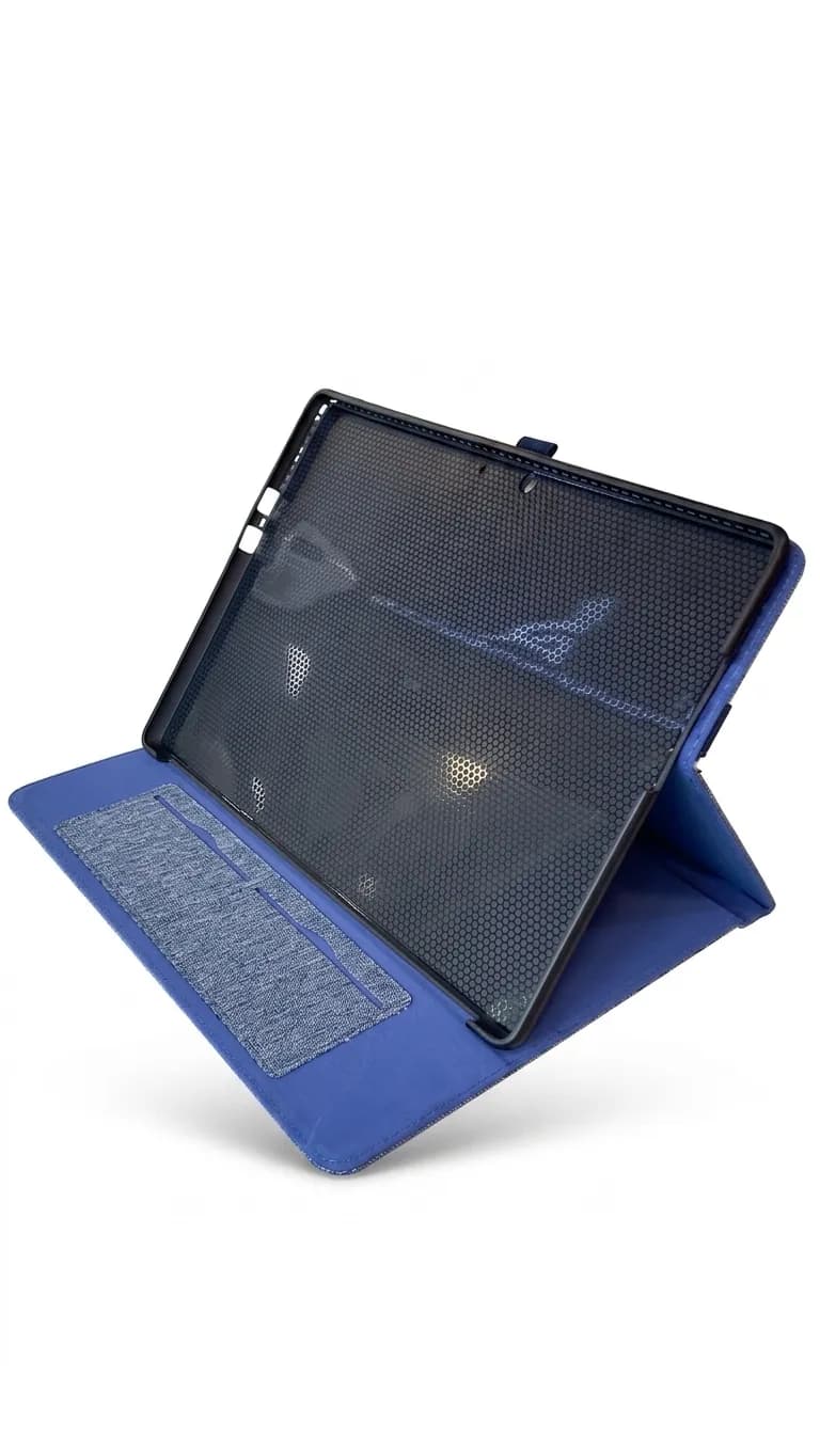 کیف کلاسوری پارچه‌ای سرفیس پرو مناسب Surface Pro 9/10/11-رنگ آبی — تصویر ۴