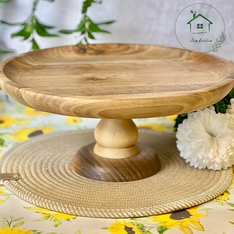 شیرینی پایه بلند چوب گردو — تصویر ۲
