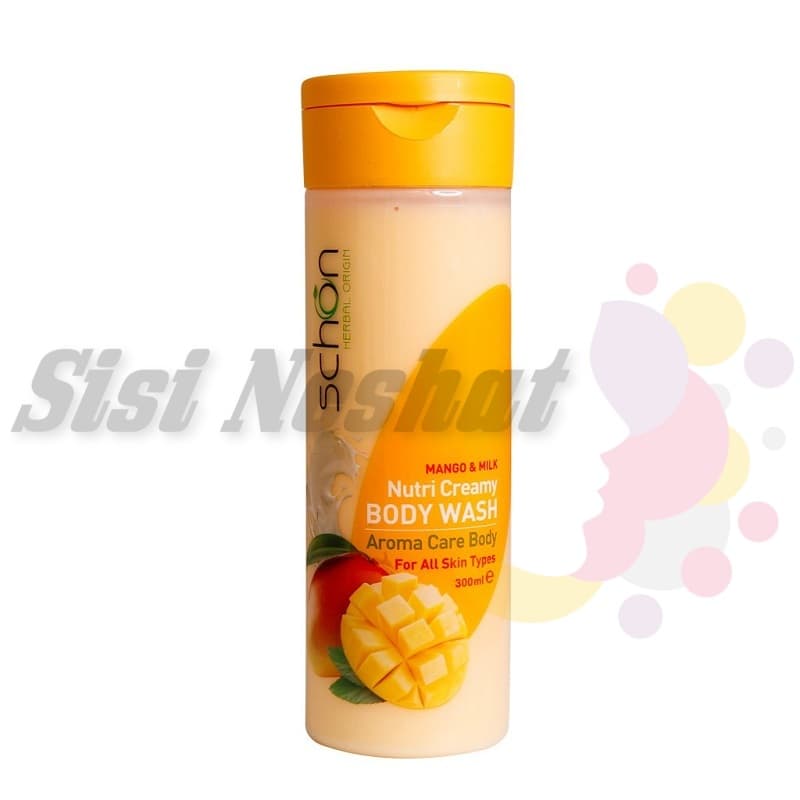 شامپو بدن کرمی شیر انبه شون Mango and Milk Schon