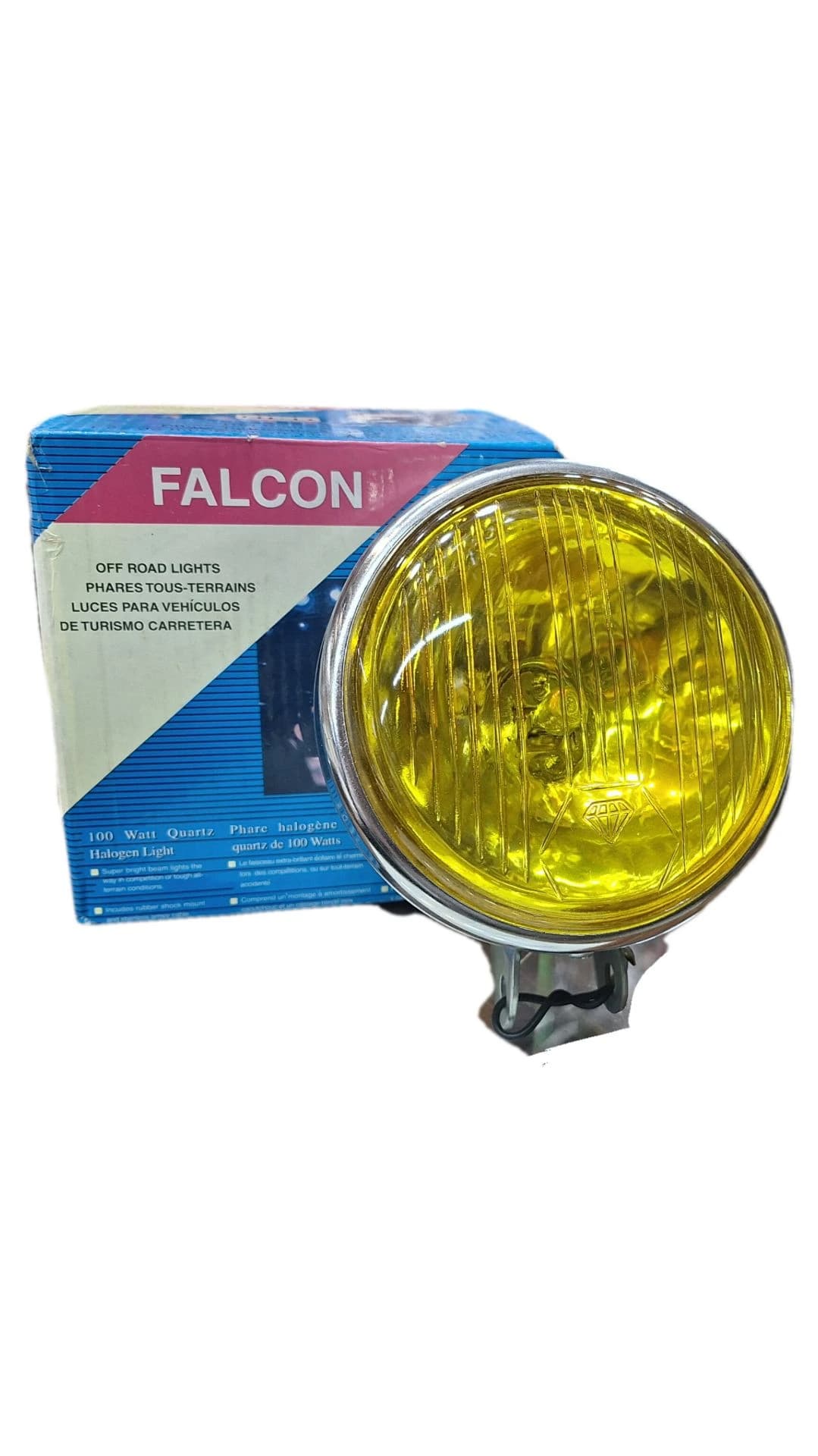 پرژکتور گرد زرد رنگ برند FALCON — تصویر ۲