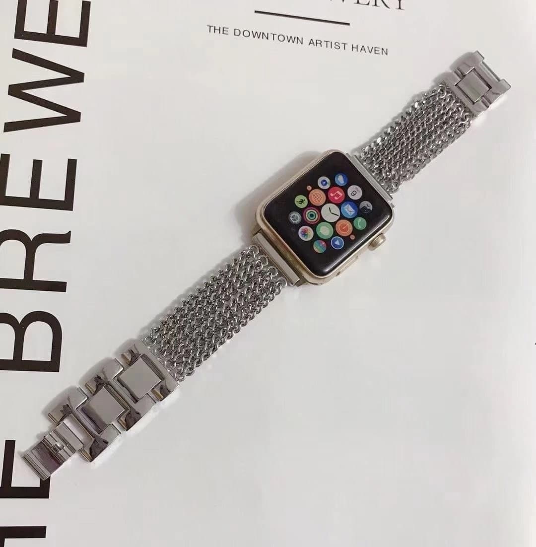 بند اپل واچ کارتیر زنجیری ریز cartier — تصویر ۴