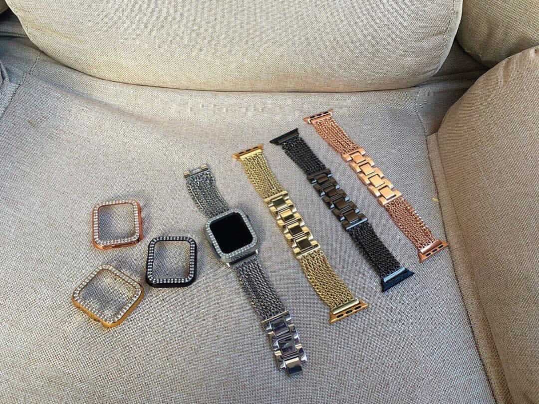 بند اپل واچ کارتیر زنجیری ریز cartier — تصویر ۶