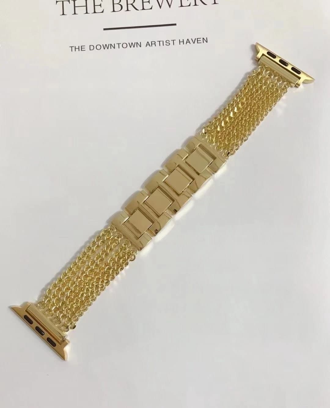بند اپل واچ کارتیر زنجیری ریز cartier — تصویر ۲