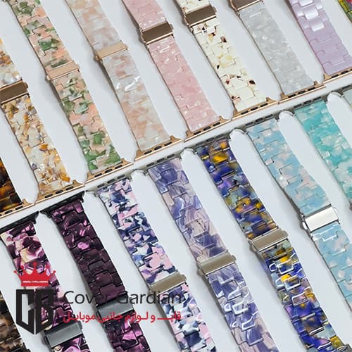 بند سرامیکی اپل واچ بنفش — تصویر ۳