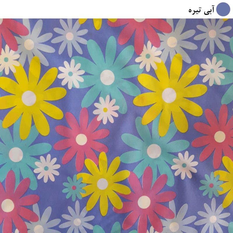 سرویس ملحفه سندس مدل رنگارنگ کد KF301 دونفره 3 تکه — تصویر ۵