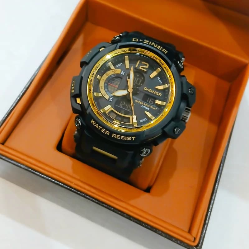 ساعت مردانه دوزمانه دیزاینر D-ziner DZ-8309 اورجینال