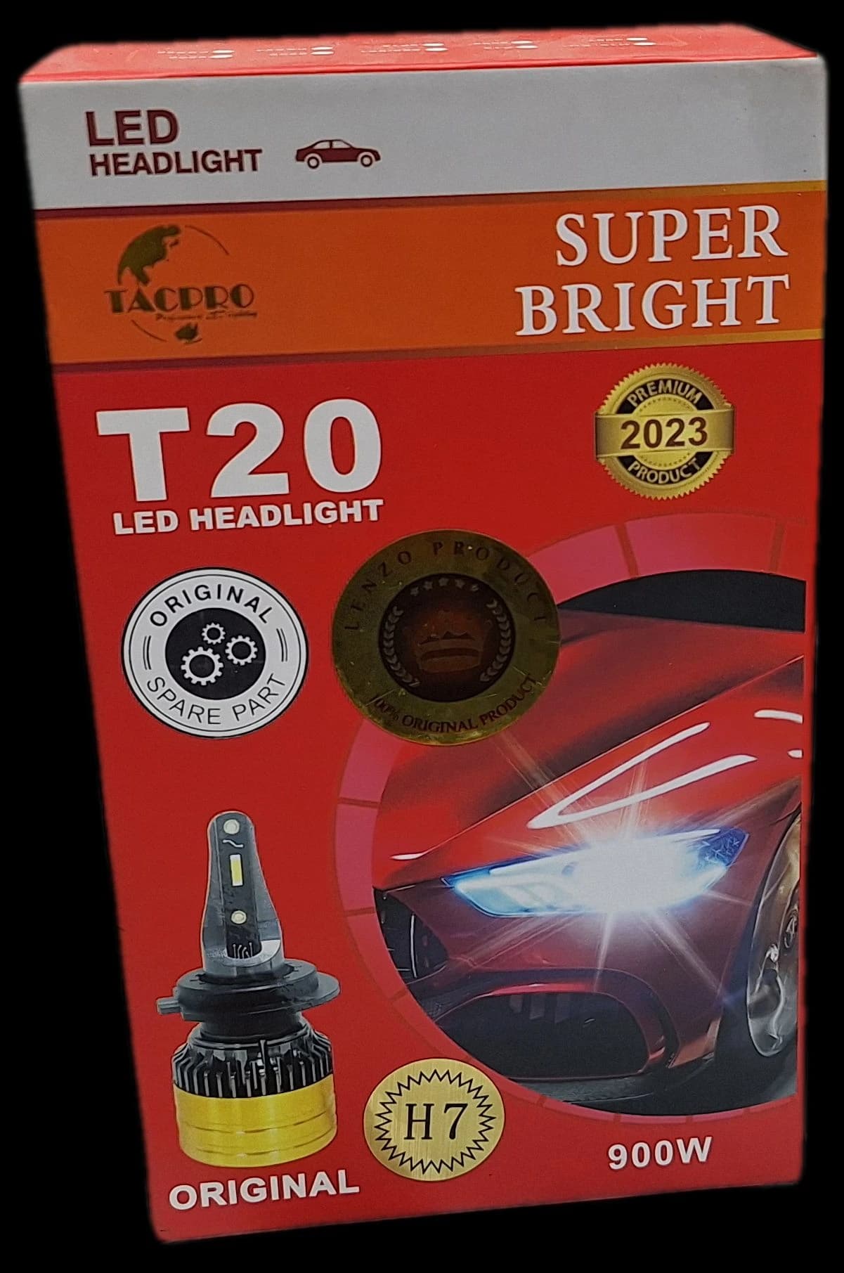 هدلایت پایه H7 برند T20 — تصویر ۲
