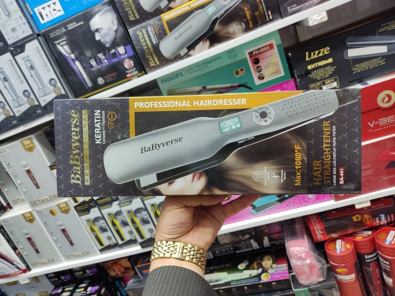 اتو مو صفحه پهن بیبی ورس مدل BA -441 دارای گارانتی — تصویر ۳