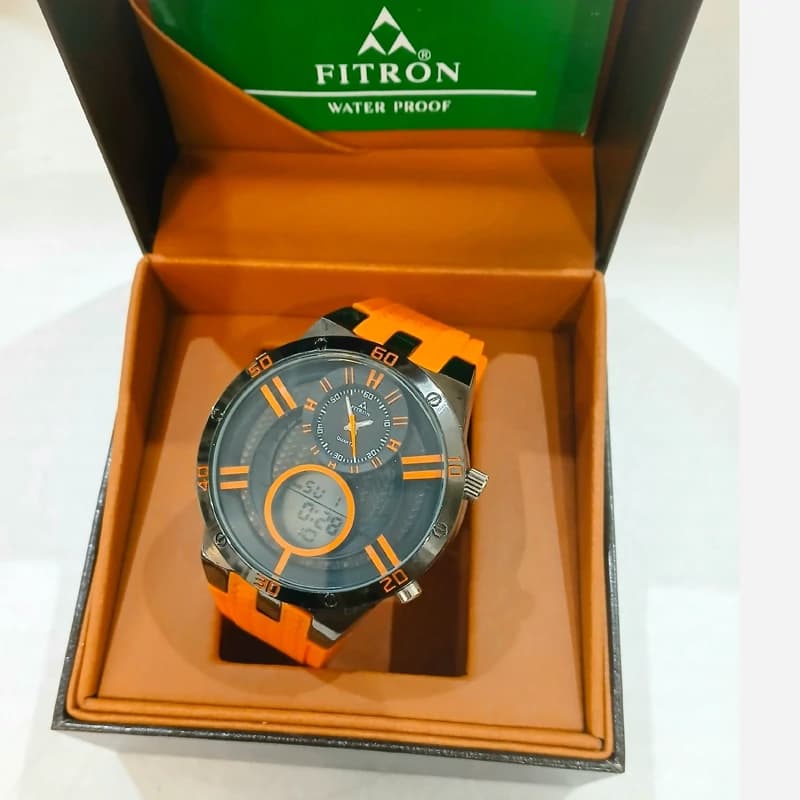 ساعت مردانه FITRON دوزمانه اصل موتور ژاپن میوتا مدل DG6016M