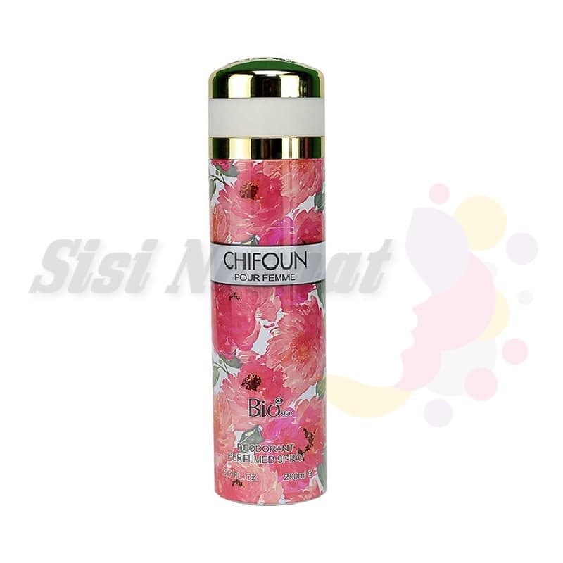 اسپری بدن زنانه بیو استار چیفون Chifoun Bio Star