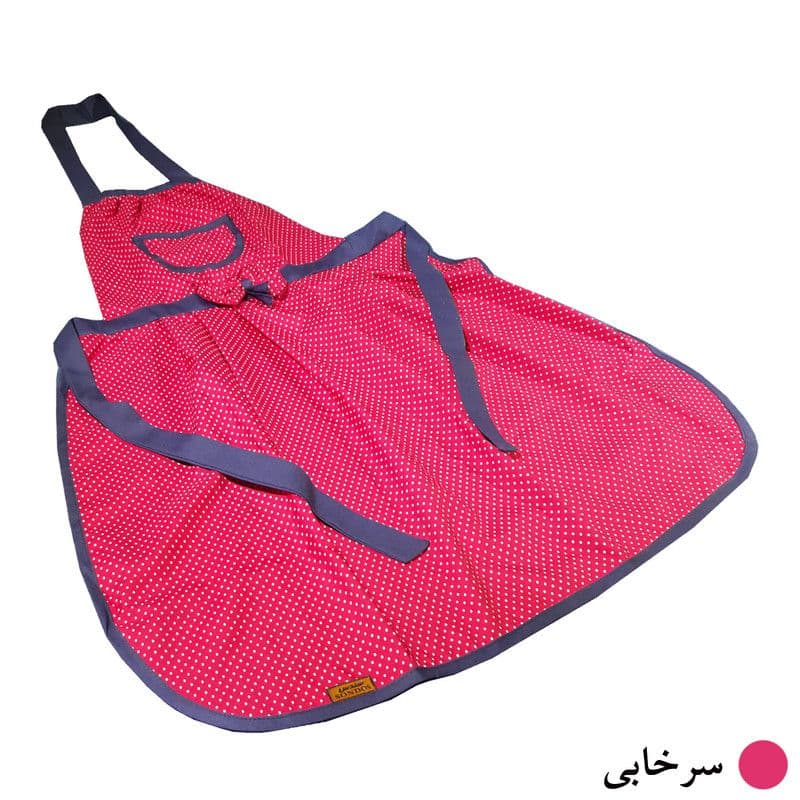 پیش بند آشپزخانه سندس مدل خالدار کد F670 — تصویر ۶
