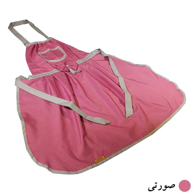 پیش بند آشپزخانه سندس مدل خالدار کد F670 — تصویر ۵
