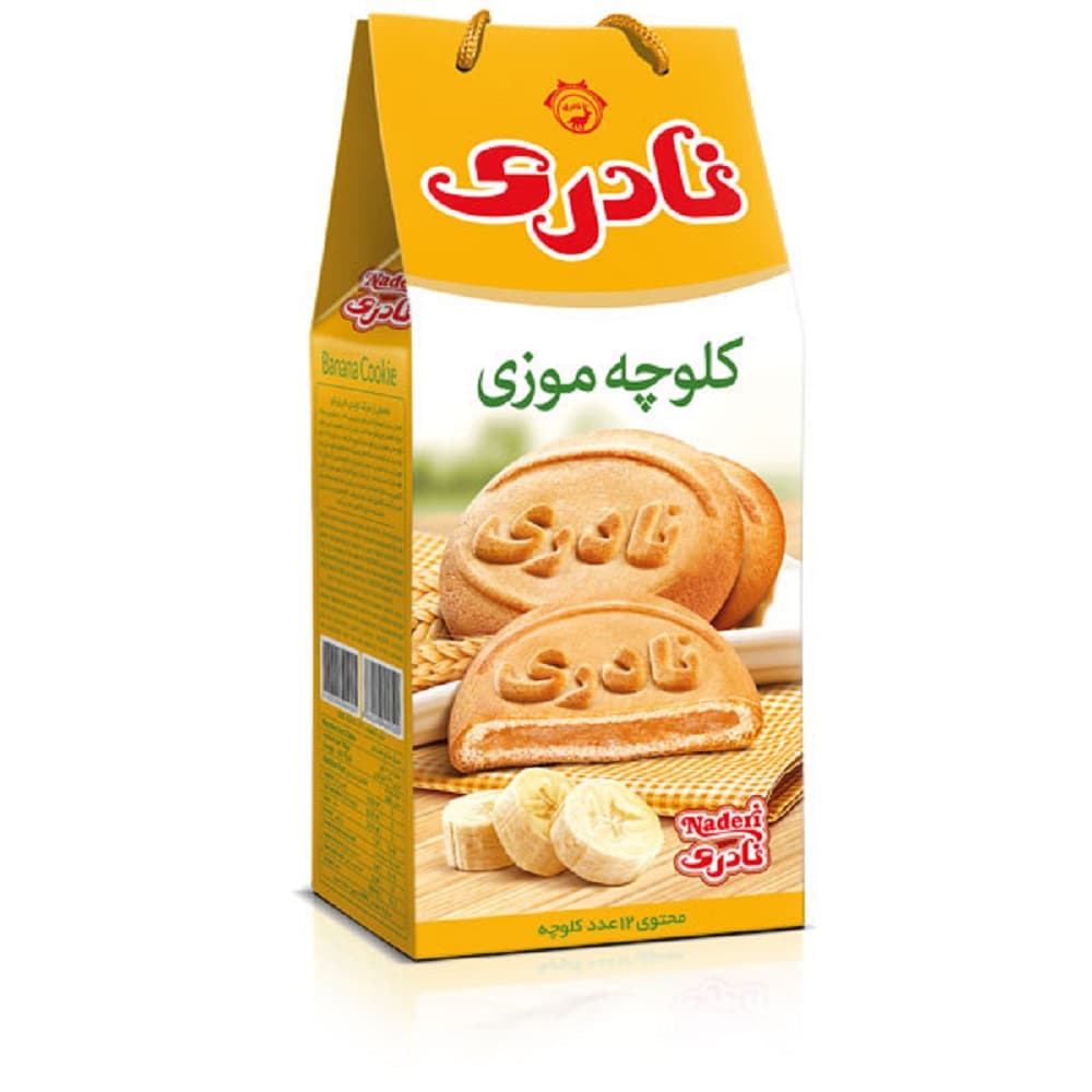 کلوچه موزی نادری بسته 12 عددی — تصویر ۳