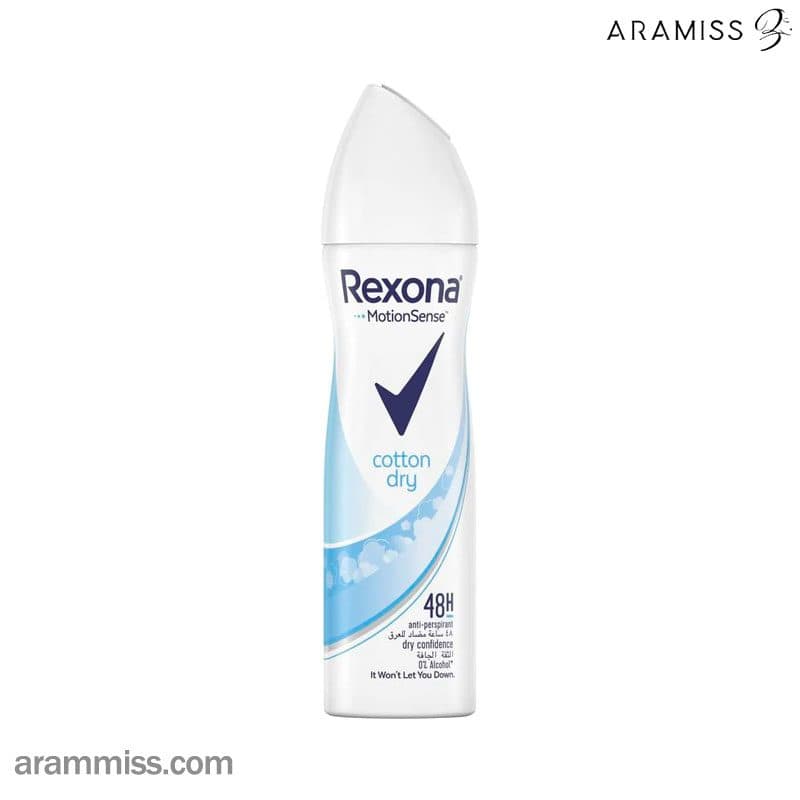 اسپری ضد تعریق زنانه رکسونا کوتون درای Cotton Dry Rexona — تصویر ۲
