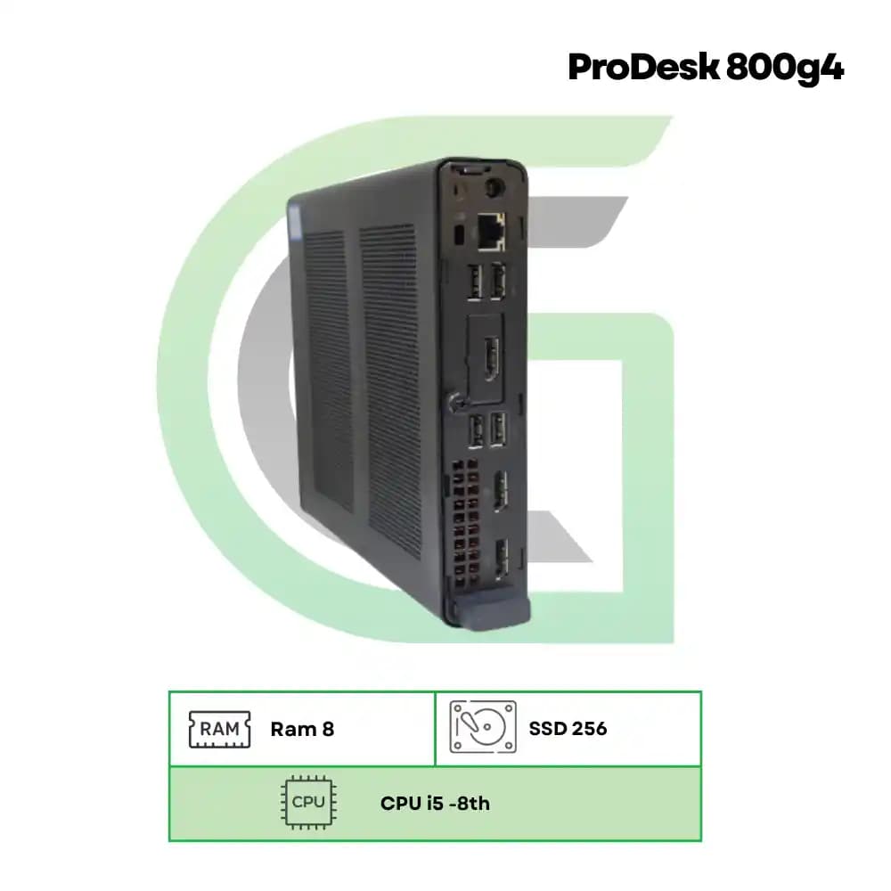 تاینی کیس استوک hp مدل ProDesk 800g4 — تصویر ۳