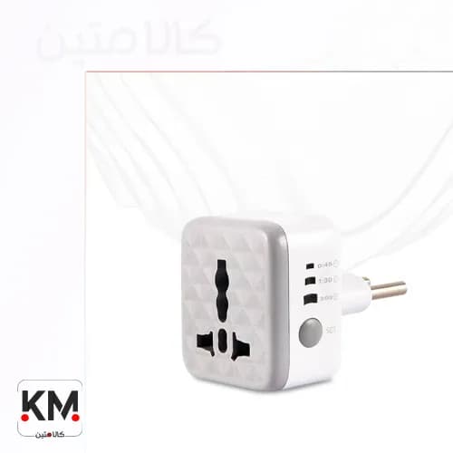 تبدیل برق 3 به 2 تایمر دار اورجینال ادونس مدل A-K40 – ADVANCE