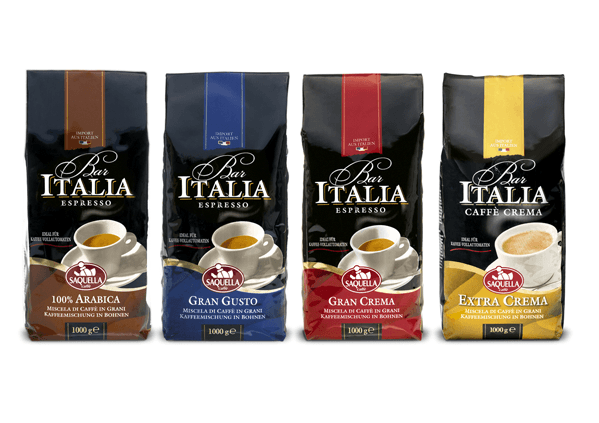 قهوه ایتالیا ساکوئلا گرن کرما یک کیلویی — تصویر ۲