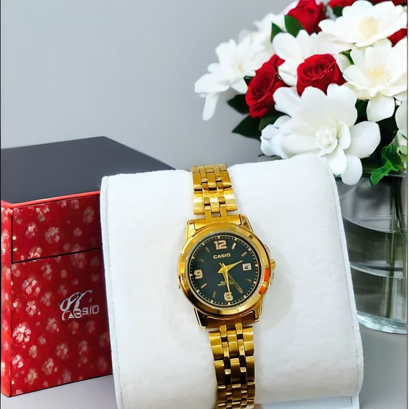 ساعت زنانه CASIO کاسیو موتور ژاپن مدل MTP-8907G