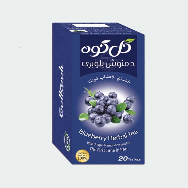 دمنوش بلوبری گل کوه/20عددی