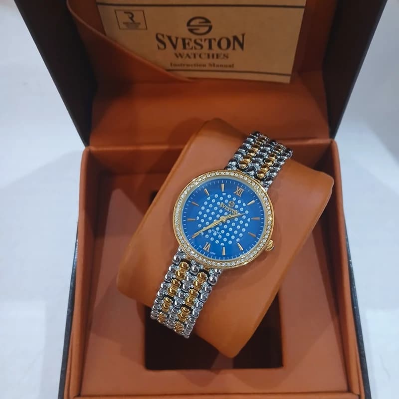 ساعت مچی زنانه دستبندی SVESTON سویستون مدل SV-6286L ژاپن