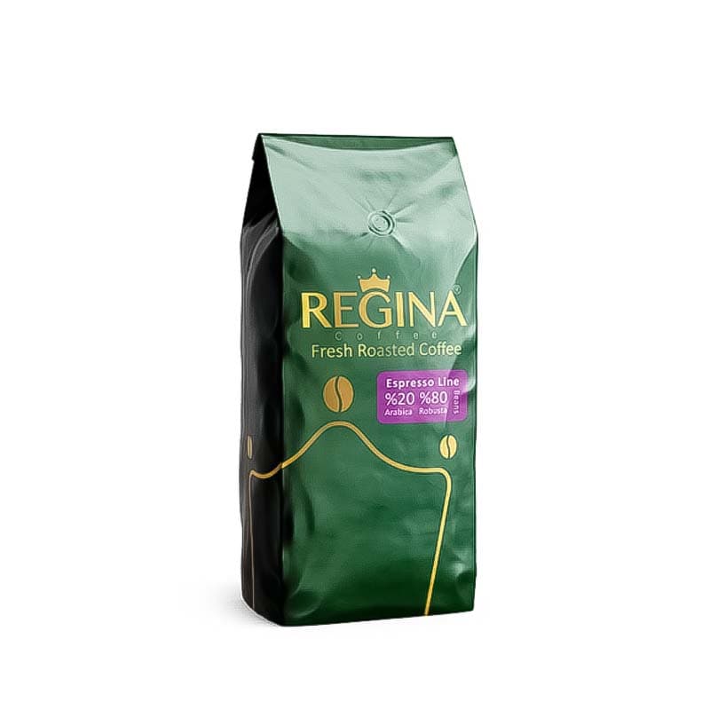 دان قهوه رجینا (20%عربیکا-80%ربوستا)(1Kg)