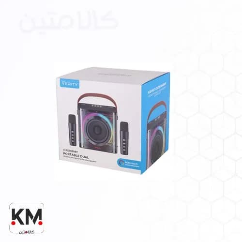 اسپیکر بلوتوثی وریتی V-PS7030 + دو عدد میکروفون — تصویر ۲