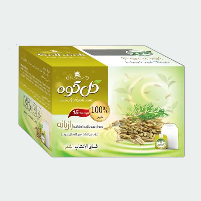 دمنوش رازیانه گل کوه/15عددی