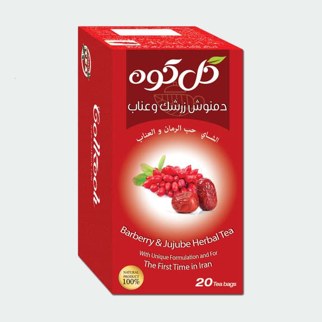 دمنوش زرشک و عناب/20عددی