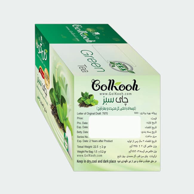 دمنوش چای سبز گل کوه/15عددی — تصویر ۳