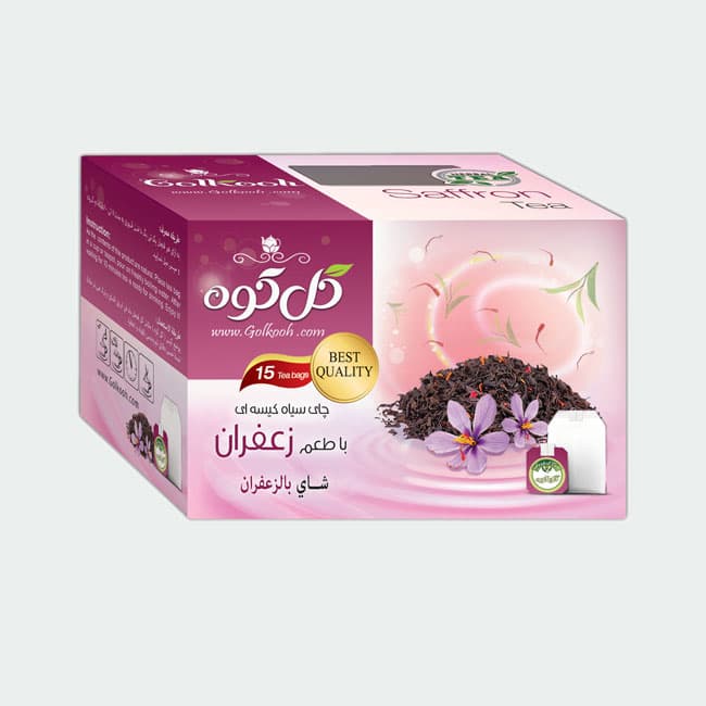 چای زعفران گل کوه/15عددی