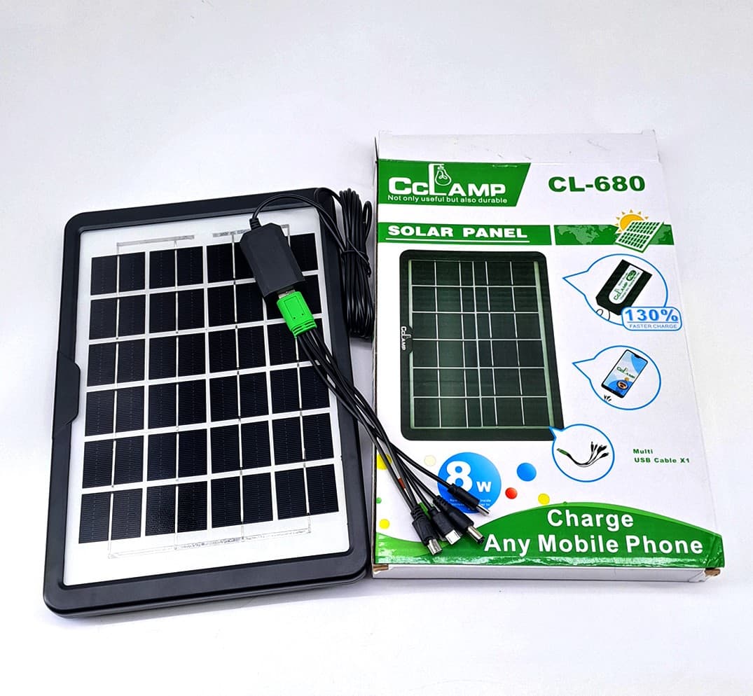 پنل خورشیدی 6V-8W مارک مدلcl_690 CCLAMP — تصویر ۵