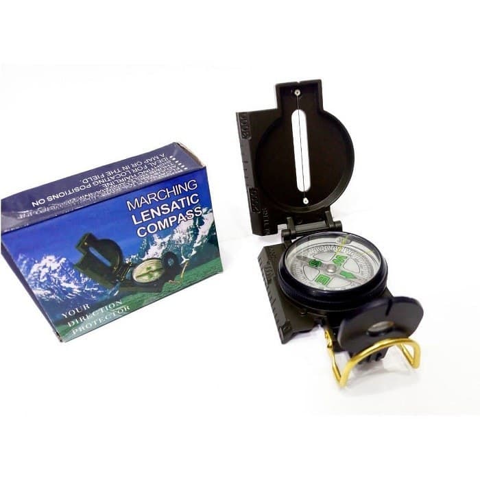 قطب نما نظامی مدل marching lensatic compass — تصویر ۴