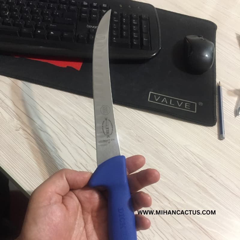 چاقوی قصابی و استیک حرفه ای دیک آلمان dick 21 CM نصرت آشپز ترکیه ای — تصویر ۷