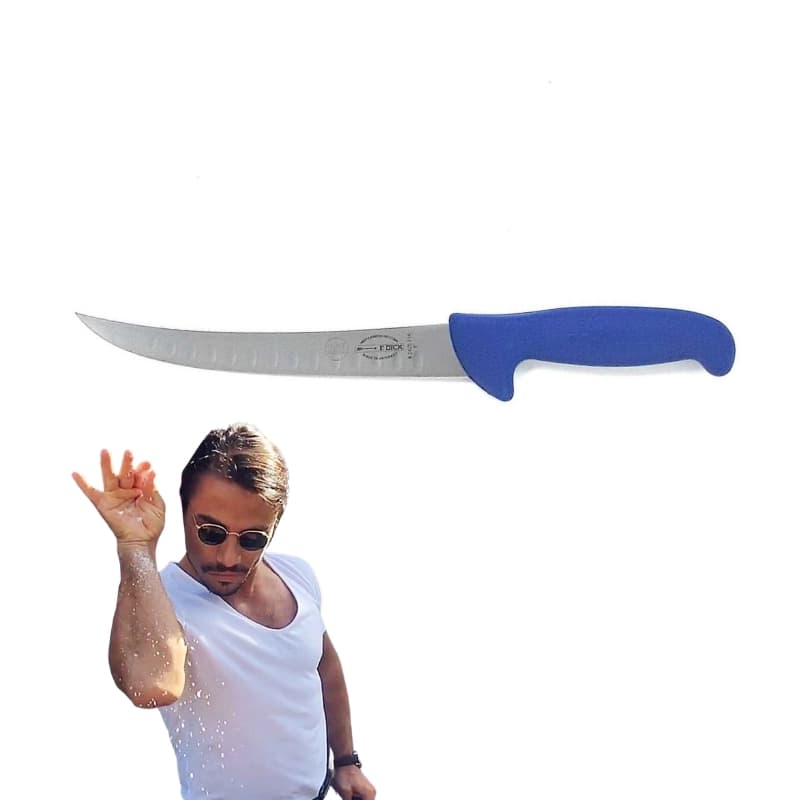 چاقوی قصابی و استیک حرفه ای دیک آلمان dick 21 CM نصرت آشپز ترکیه ای — تصویر ۲