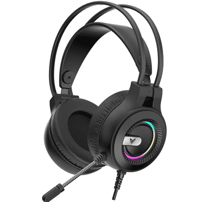 هدفون RGB گیمینگ سیمی HISKA مدل GHR-09