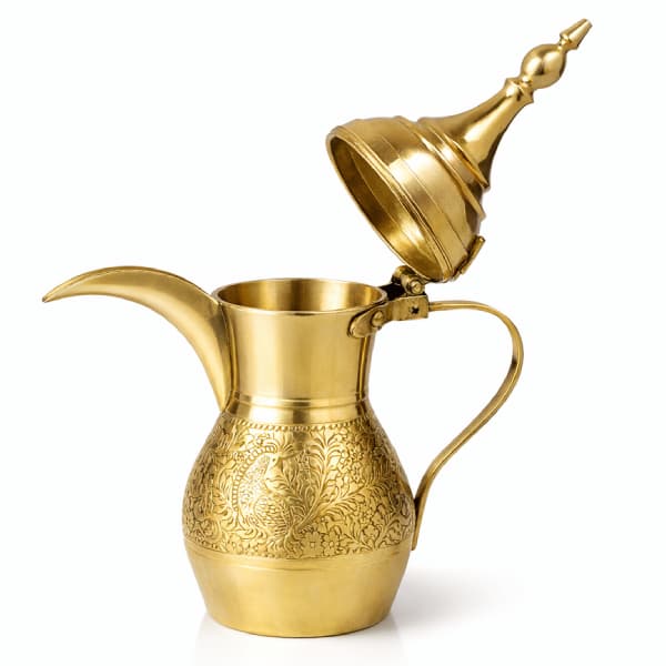 قهوه جوش دله عربی نقش طاووس — تصویر ۲