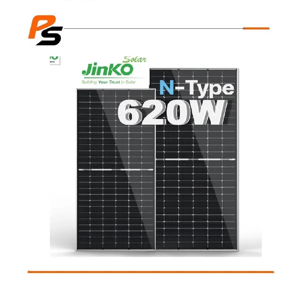 پنل خورشیدی جینکو (JINKO SOLAR) 620 وات بایفشیال مونوکریستال