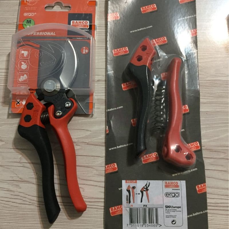 دسته یدکی قیچی باغبانی باهکو px-m2 اصل فرانسه ماهی نشان — تصویر ۵