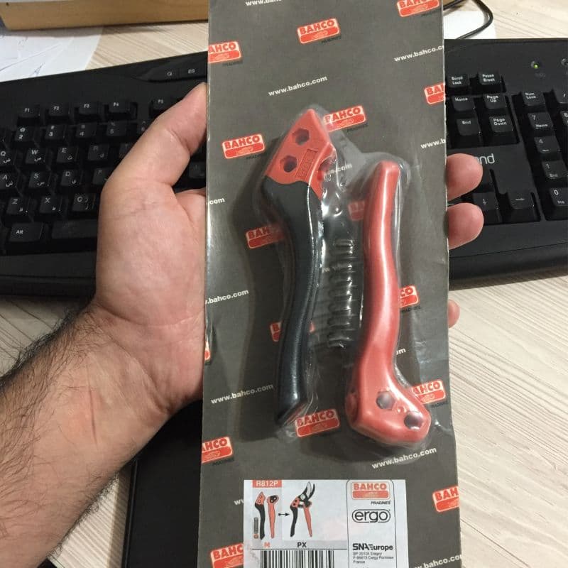 دسته یدکی قیچی باغبانی باهکو px-m2 اصل فرانسه ماهی نشان — تصویر ۴